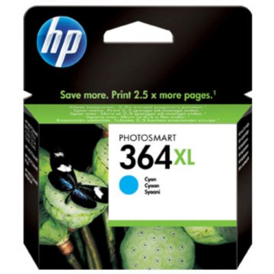 hp 364XL High Yield Ink Cartridge, Cyan Single Pack, CB323EE hp 364XL High Yield Ink Cartridge, Cyan Single Pack, CB323EE